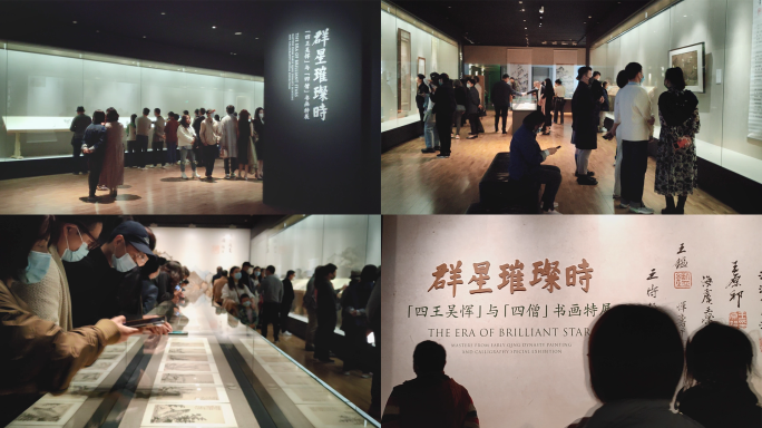 参观龙美术馆中国画古代绘画作品展览