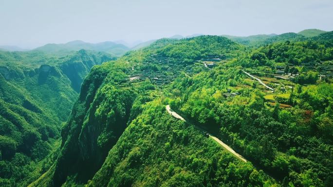 湘西凤凰风景 德夯 牛角寨 金龙村峡谷3