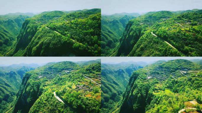 湘西凤凰风景 德夯 牛角寨 金龙村峡谷3