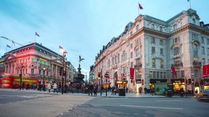 Piccadilly Circus Oxford&Regent street，伦敦，英国