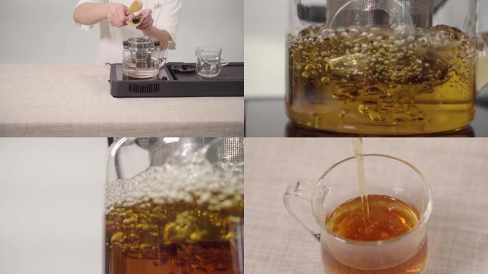 泡茶 煮茶 玻璃壶 茶道