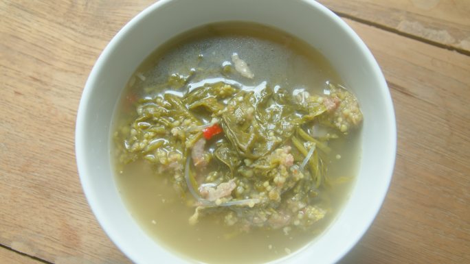 蔬菜汤，泰国北部食品