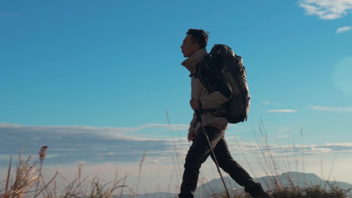 游客登山