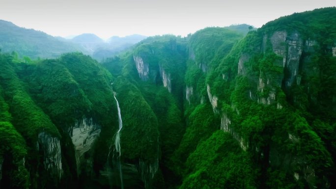 湘西凤凰风景 苗寨矮寨大桥 十八洞村19