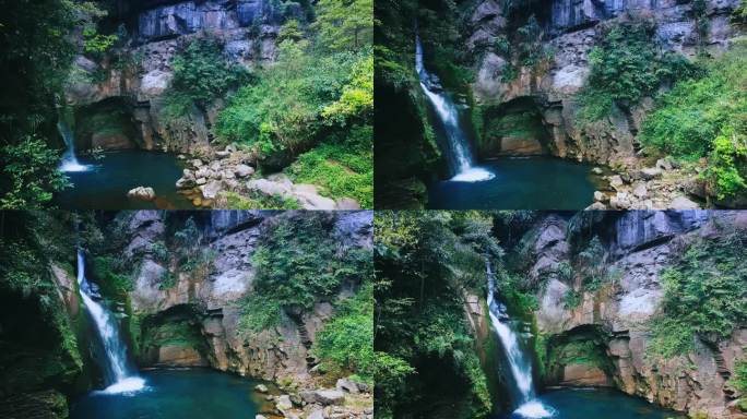 湘西凤凰风景 德夯 金龙村 瀑布1