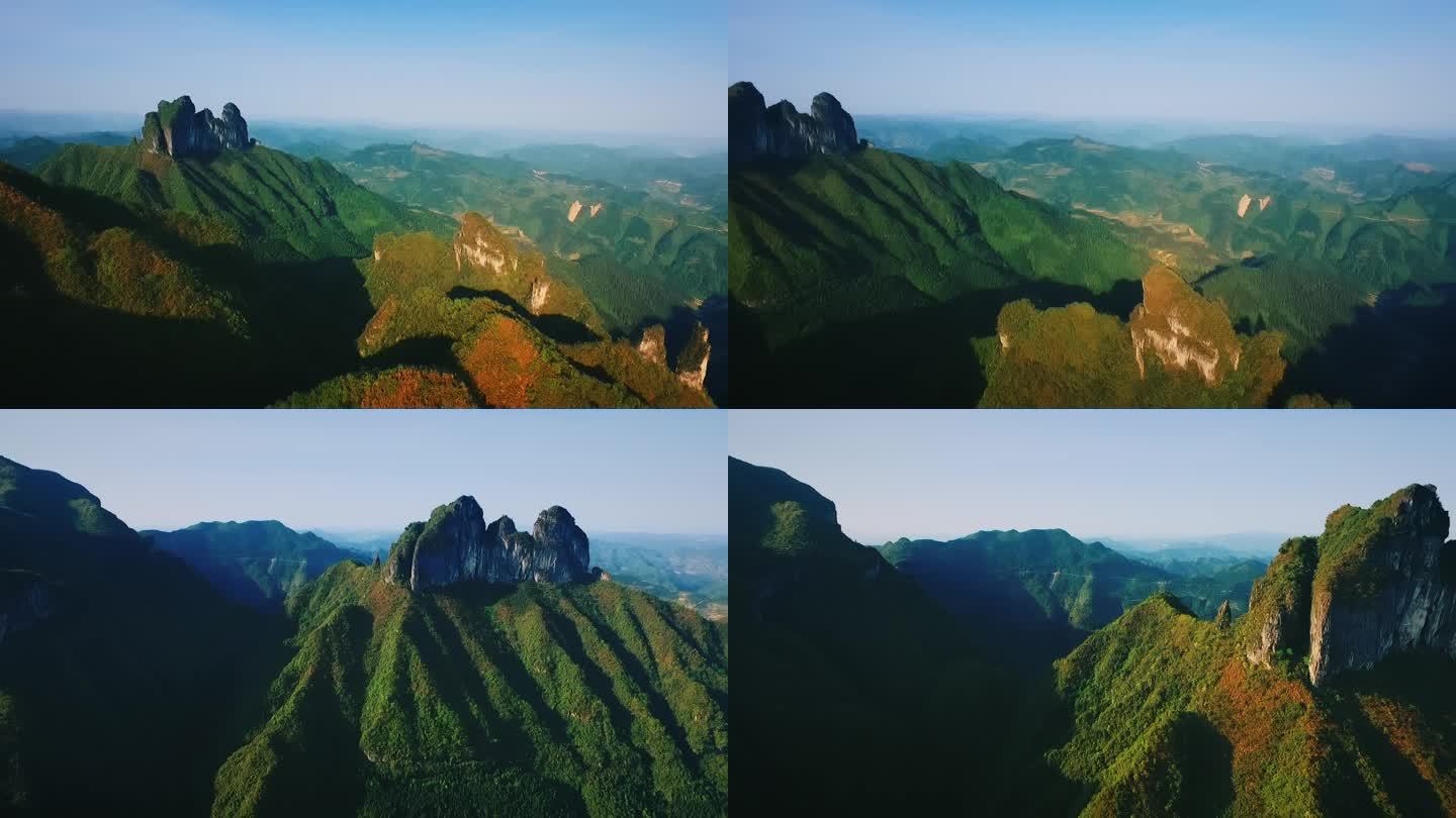 湘西凤凰风景 德夯 吕洞山 岩壁