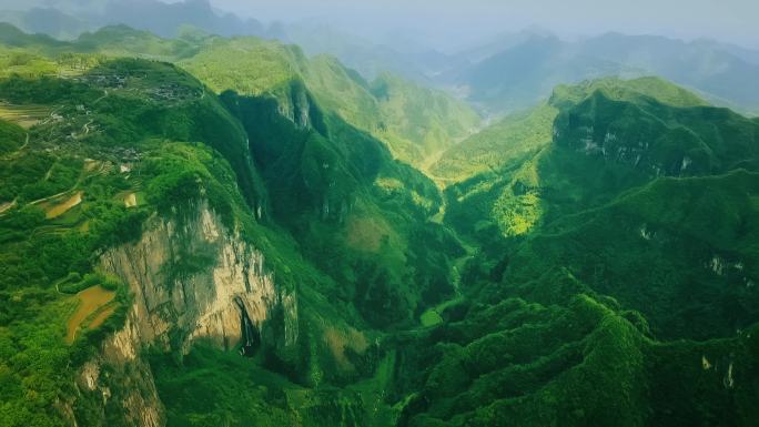 湘西凤凰风景 德夯 牛角寨 金龙村峡谷5