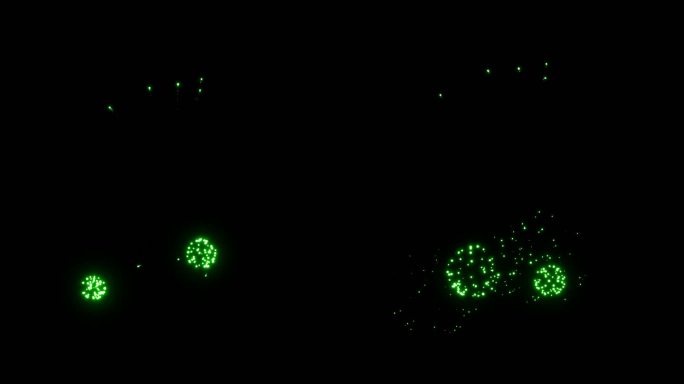 4K粒子烟花礼花特效