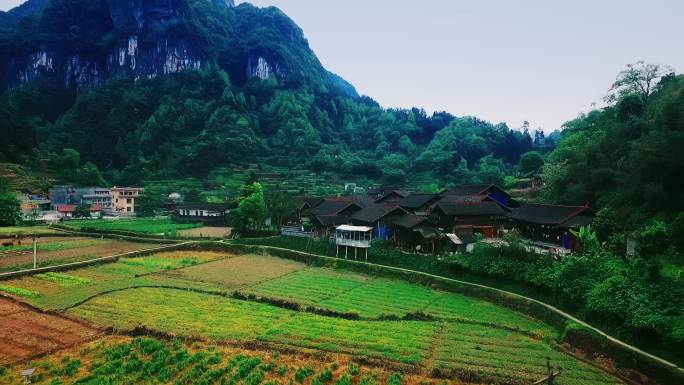 湘西凤凰风景 德夯金龙村 牛角寨 年坪村