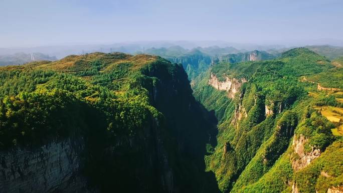 湘西凤凰风景 德夯 金龙村 矮寨大桥