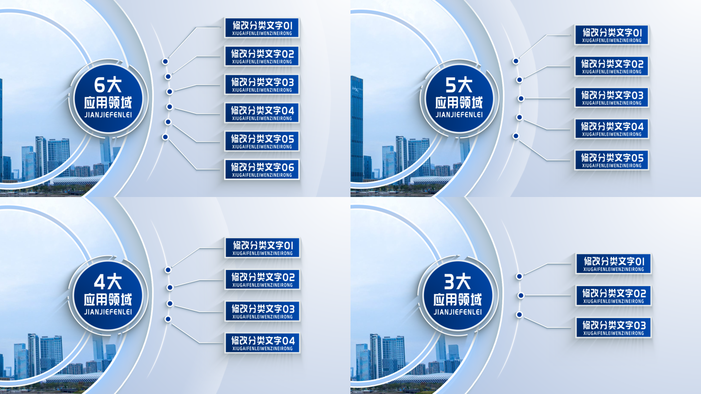 企业商务信息分类展示