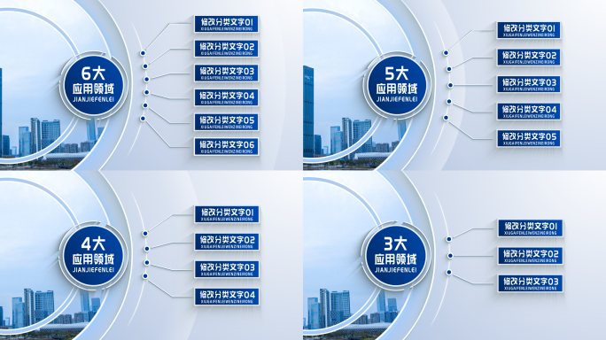 企业商务信息分类展示