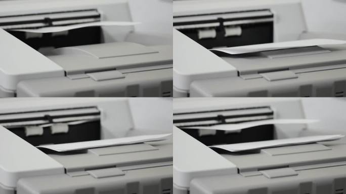使用复印机纸张打印机械