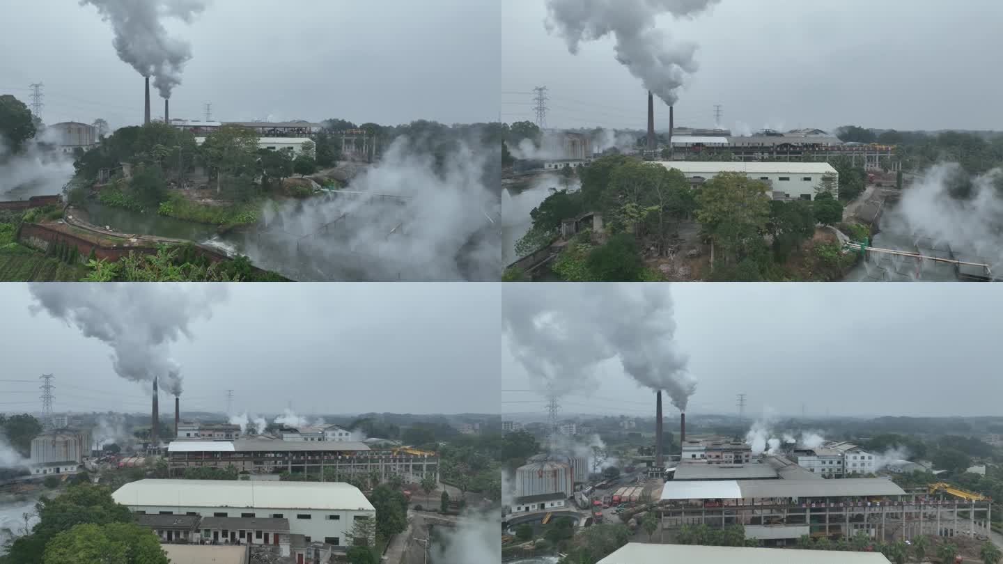 糖厂烟囱冒烟 污染