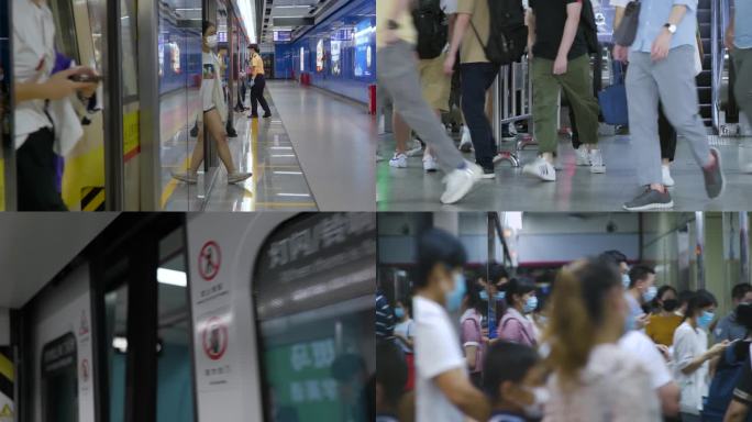 繁忙的广州地铁-001