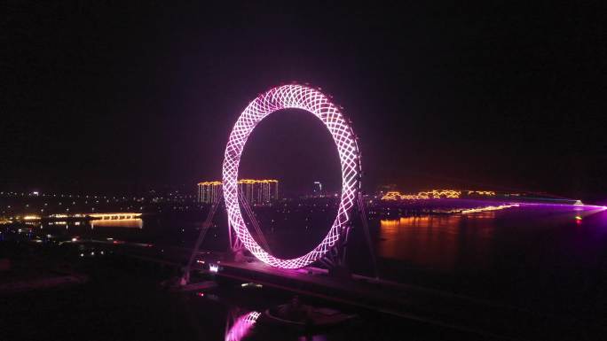 渤海之眼夜景