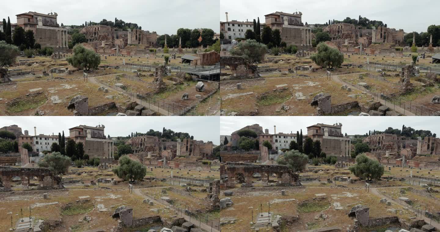 罗马大美的景观和观光：罗马论坛