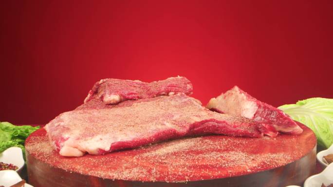 牛肉 加工 火锅 切肉