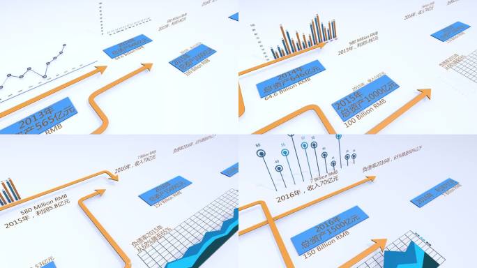企业数据统计展示图