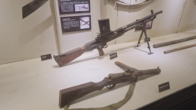 抗战武器文物历史展柜展览馆