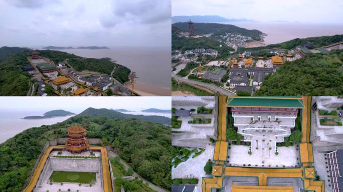 【原创可商】舟山普浙江陀山宝陀禅寺建筑