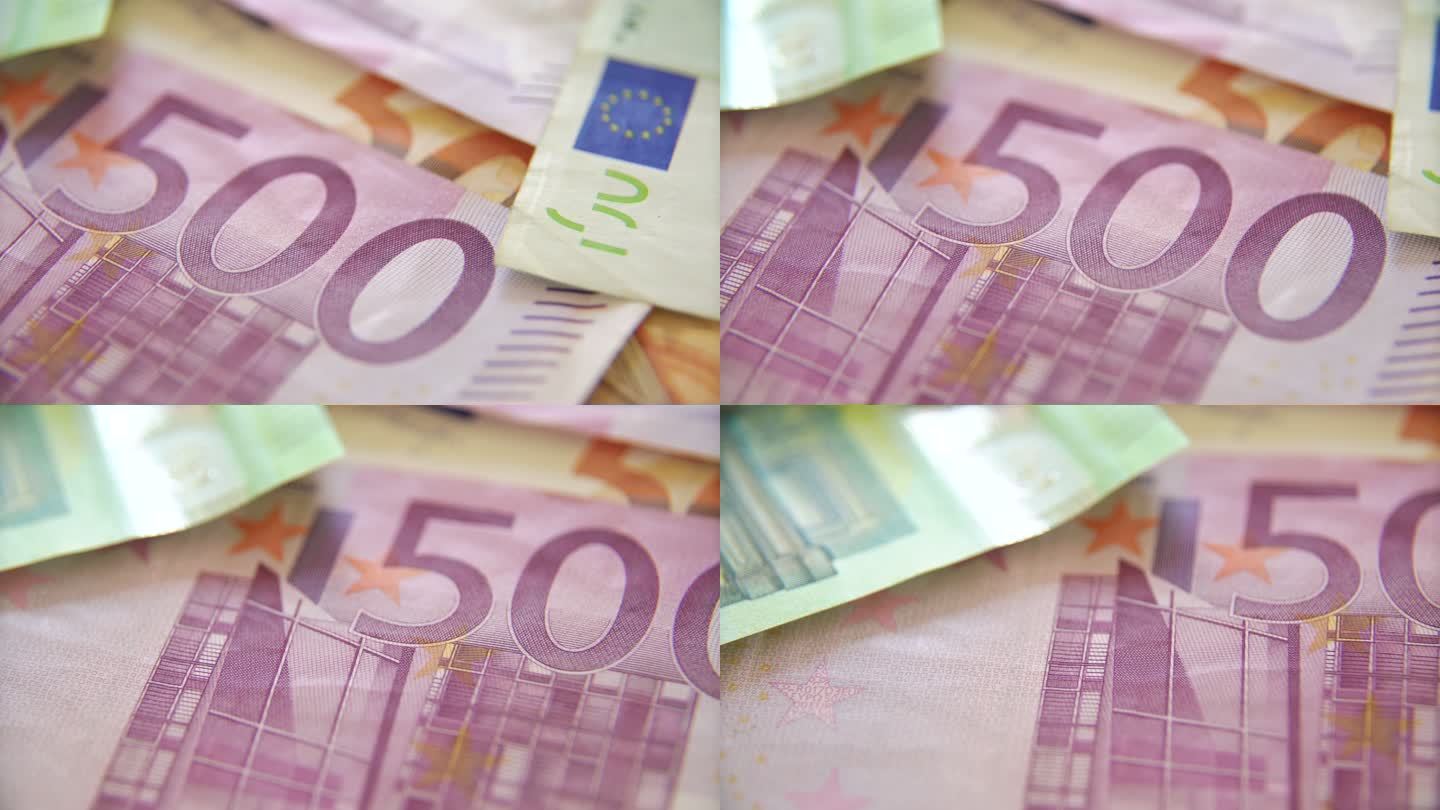 欧元纸币500钱国外钱币