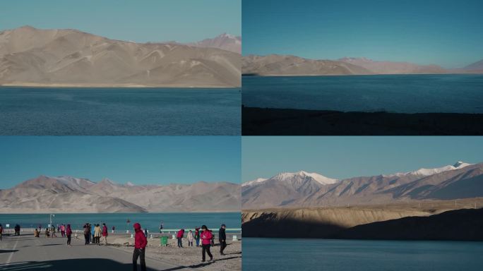 新疆风景 白沙湖