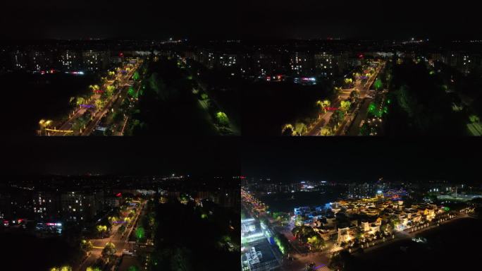新北川巴拿恰夜景航拍（合法拍摄）