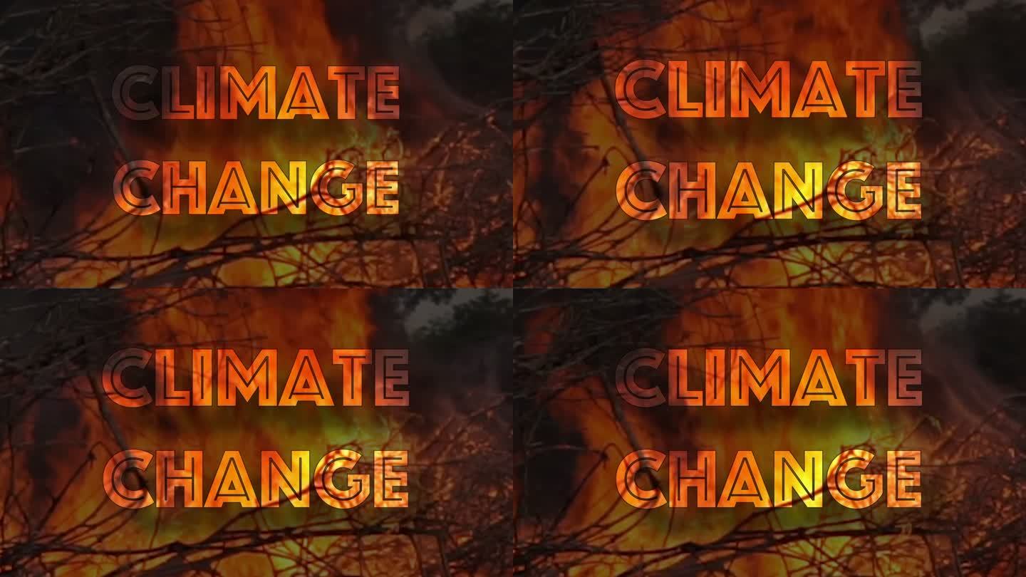气候变化热浪燃烧环境问题