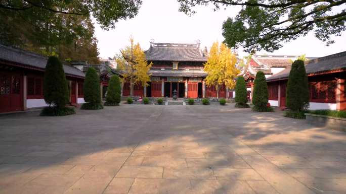杭州上城区孔庙碑林古园林4K视频合集