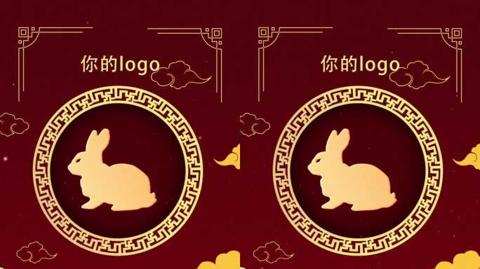 兔年春节新年小视频海报