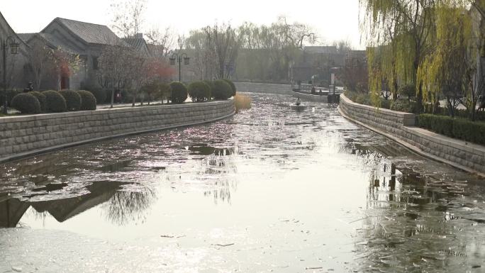实拍冬天的北京后海烟袋斜街