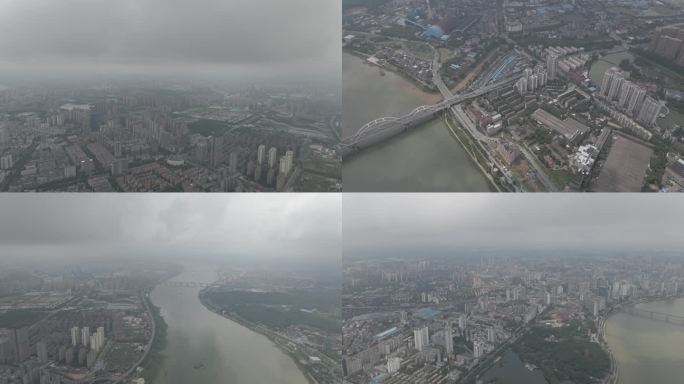 株洲希尔顿  株洲市中心 株洲航拍