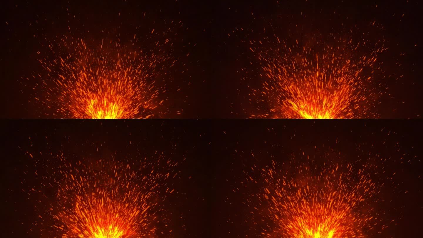 火焰粒子视频素材