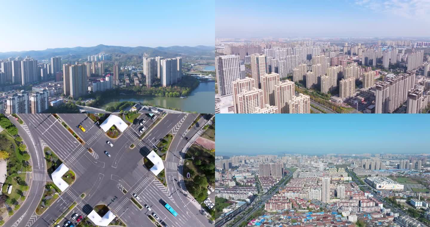 滁州市城市发展航拍道路地标环境文旅楼盘