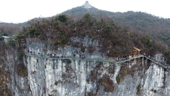 玻璃天窗张家界自然风景高山云雾张家界景区