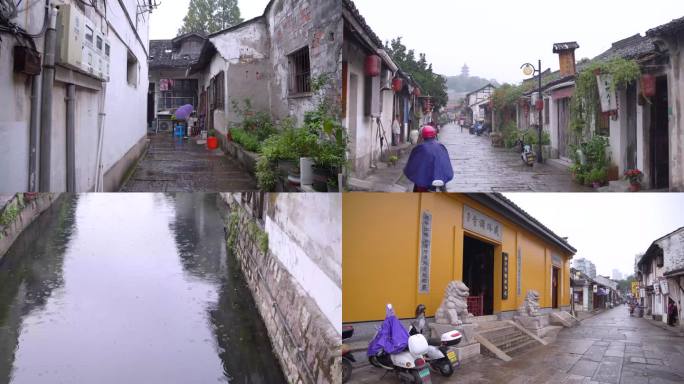 浙江绍兴书圣故里江南水乡风景4K视频合集