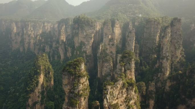 中国张家界国家森林公园航拍视频