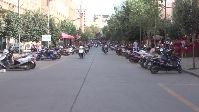 喀什大巴扎街景