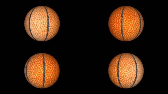 篮球旋转动画《透明通道》