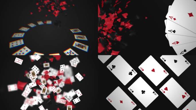 【视频】扑克牌纸牌片头