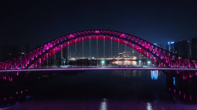 赣州新世纪大桥夜景