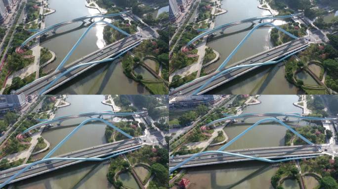 广州南沙蕉门河车行桥