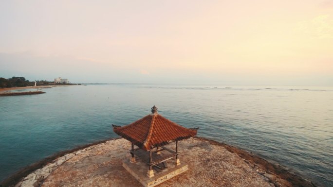 印度尼西亚巴厘岛萨努尔海岸线