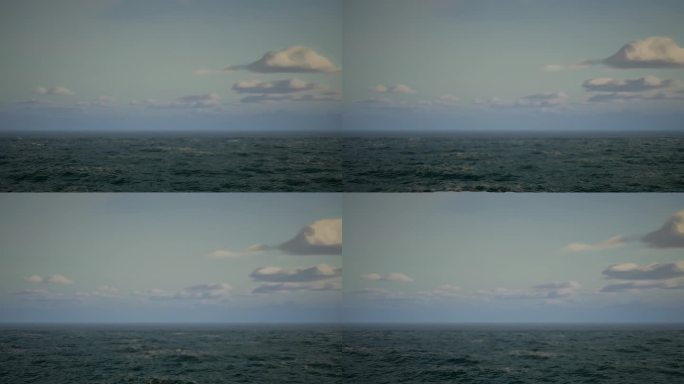 【4K原创】海面云层海水动态