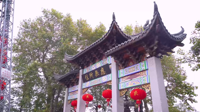 杭州灵顺寺天下第一财神庙4K视频合集