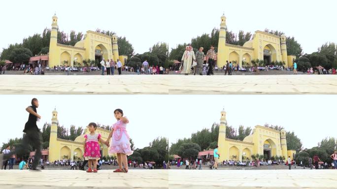 喀什吾斯塘博依千年古街街景