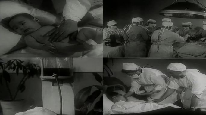 50年代中苏友谊医生看病影像
