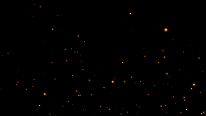 4K唯美金色粒子光点星光带通道