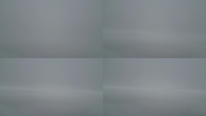 浓雾遮挡一片模糊